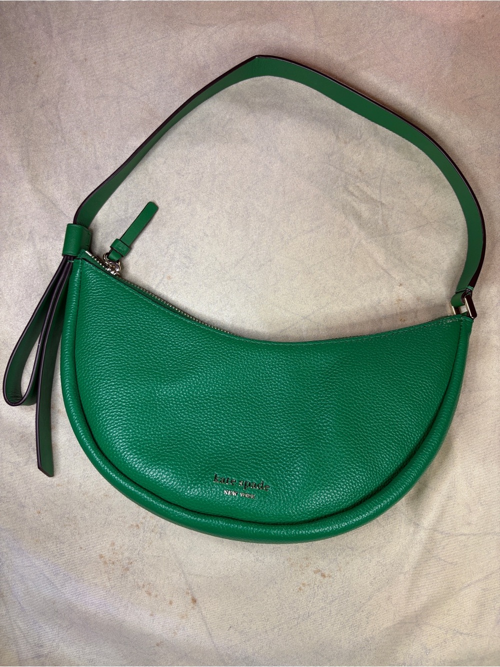 kate spade Smile Emerald Green  Leather Shoulder Bag